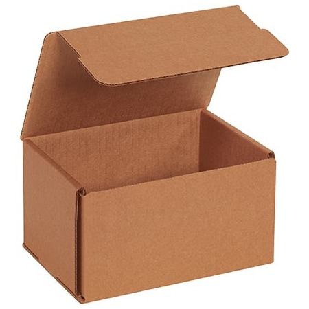 Bsc Preferred 6-1/2 x 4-7/8 x 3-3/4'' Kraft Corrugated Mailers, 50PK MLR4K